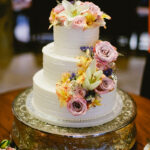 party flavors wedding cake
