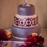 purple publix wedding cake