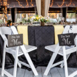 wedding reception chair signs