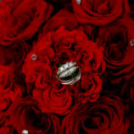 red garden rose bouquet