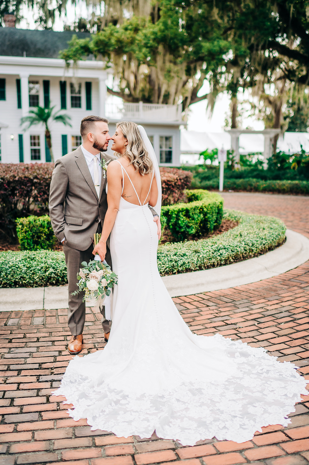 neutral cypress grove wedding