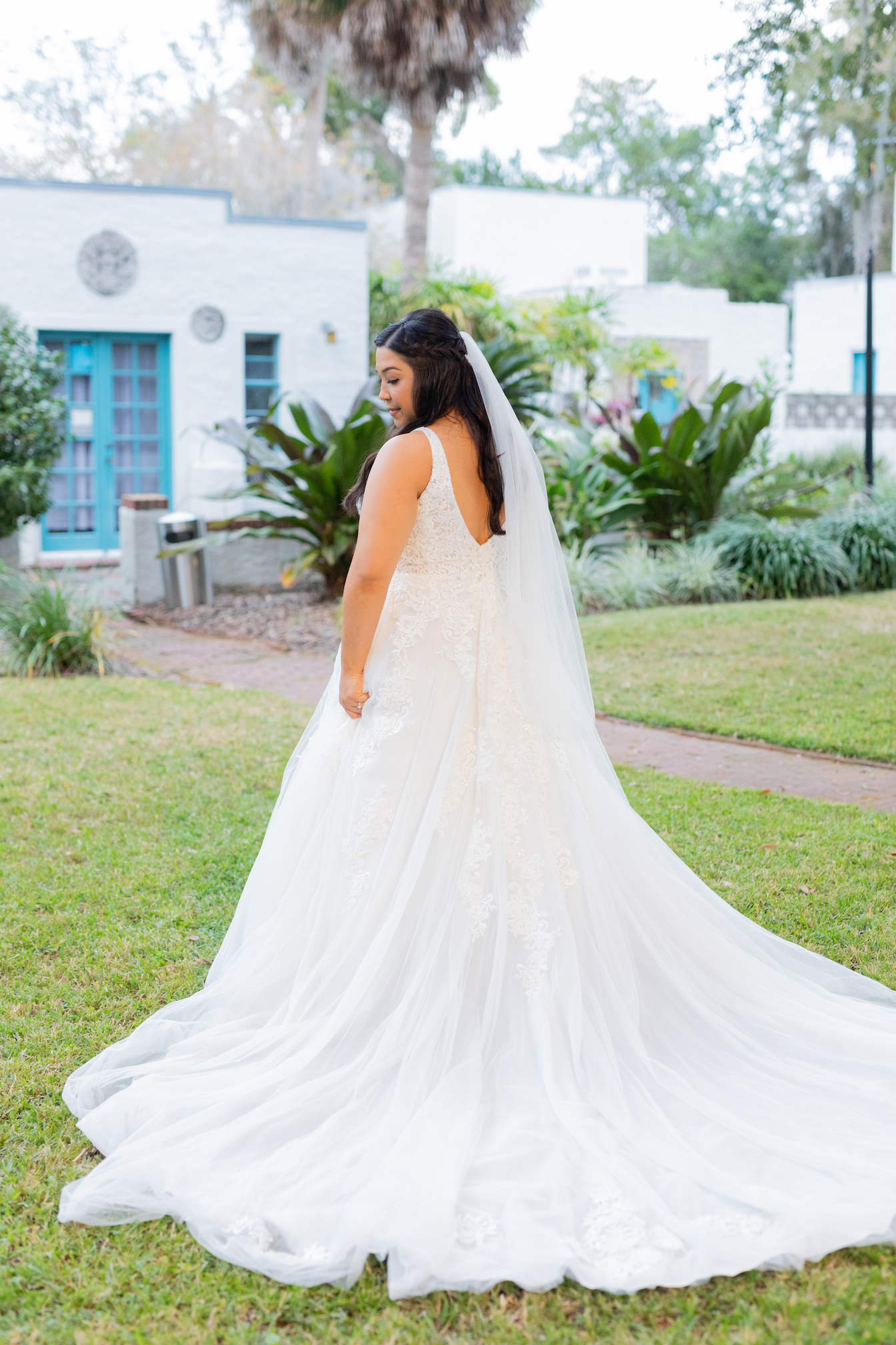 a line wedding dress