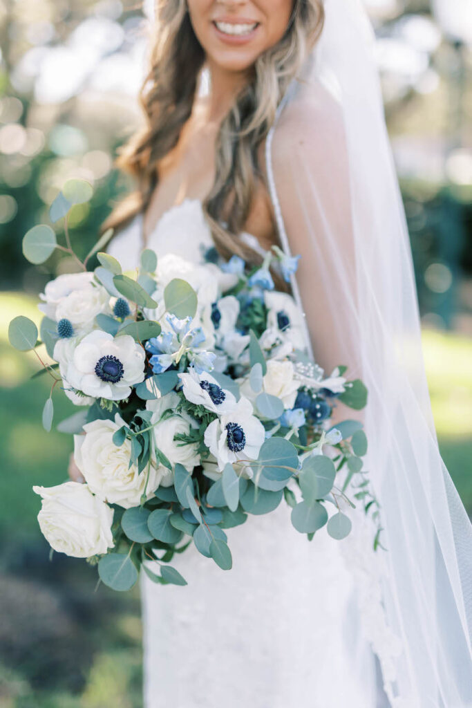 anemone wedding bouquet