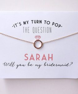 bridesmaid proposal necklace