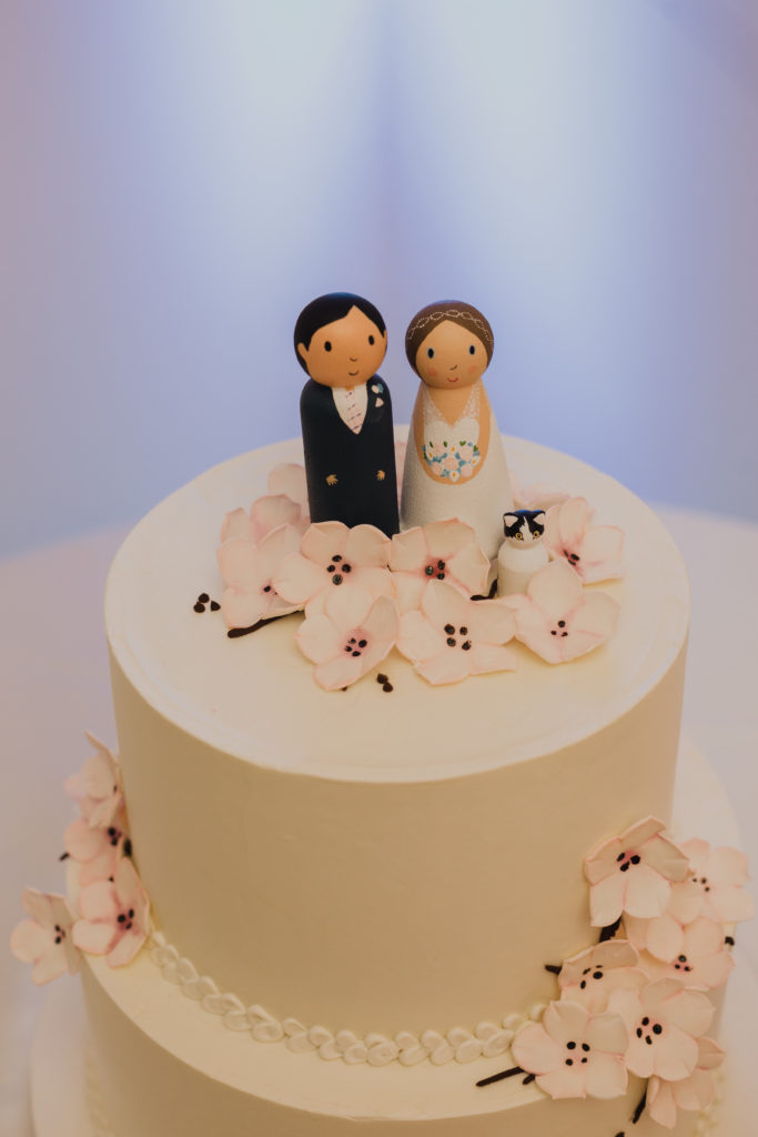japanese inspired wedding cake