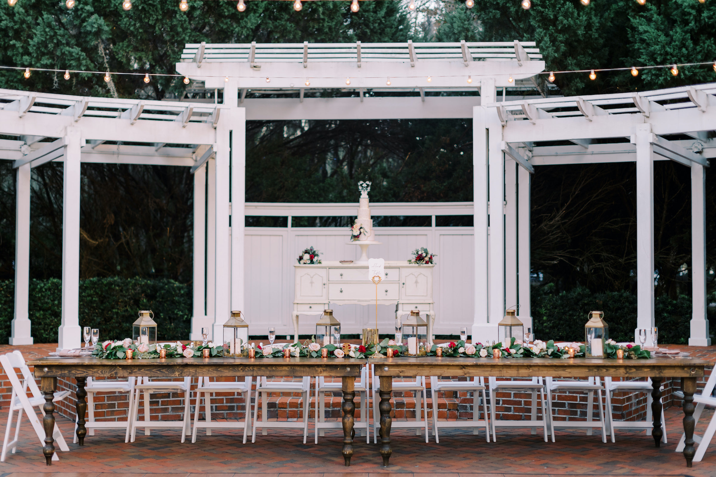 cypress grove wedding reception