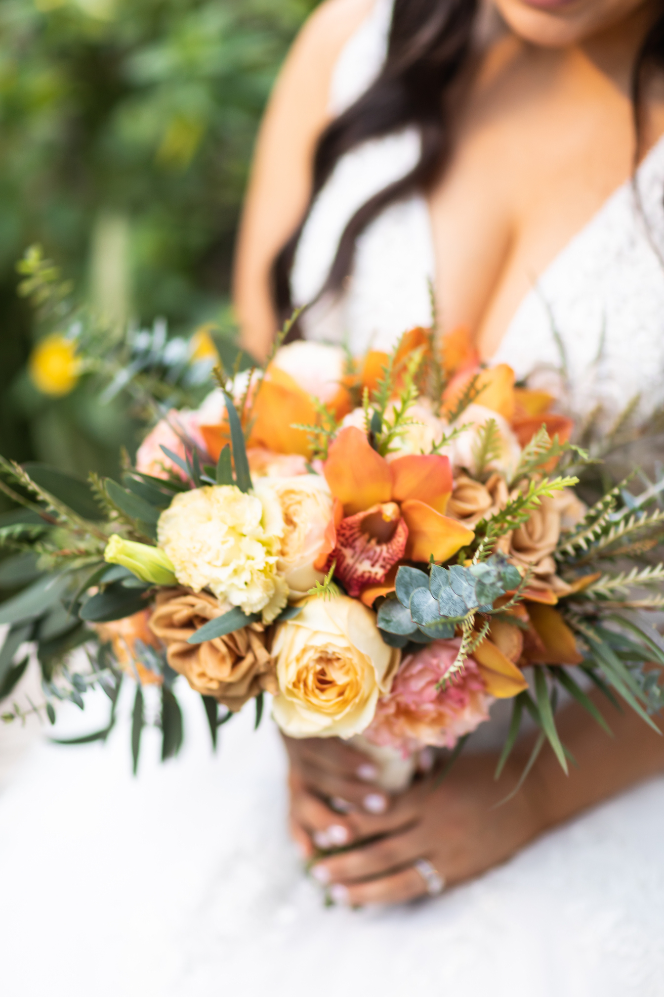 fall boho wedding bouquet