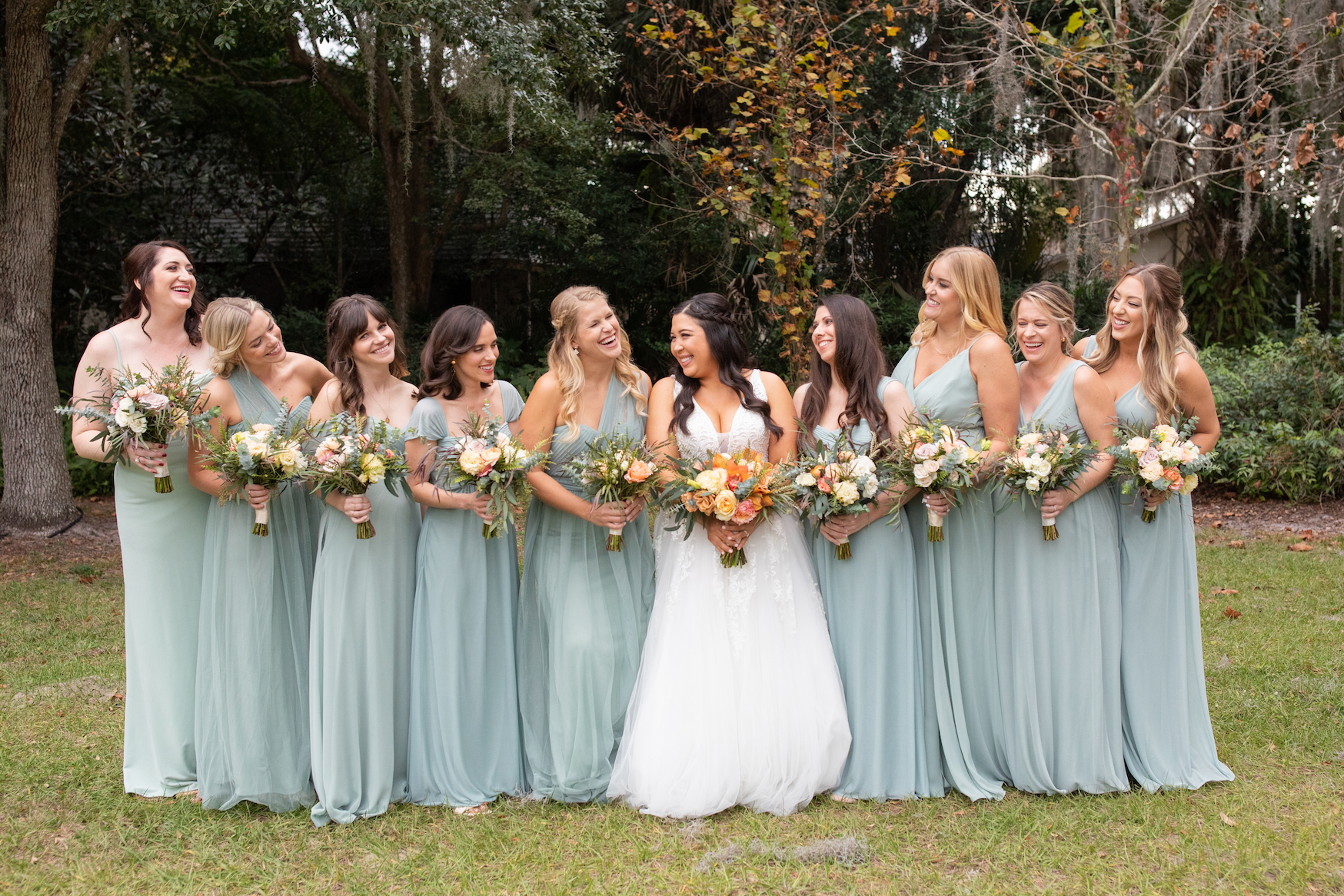 pastel bridesmaids dress colors