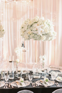 black white classic wedding