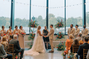 indoor winter park wedding