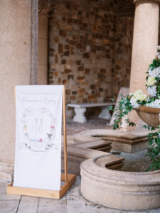 custom wedding welcome sign